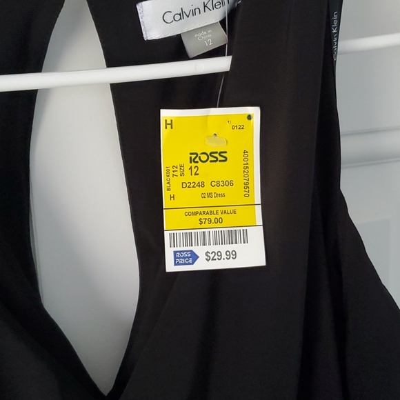 Calvin Klein Shorts Romper, size 12, black, NWT - Picture 4 of 5